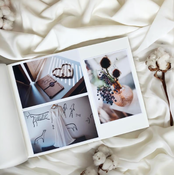NEW 2022 - Wooden Photo Album Unique Holder Wedding Photoalbum Large 30x21.5cm