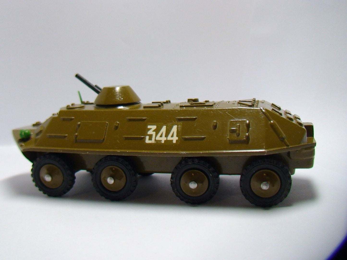BTR 344 METAL USSR SOVIET SCALE MODEL 1:43 MILITARY ARMY ARMOR TIN TOY VEHICLE