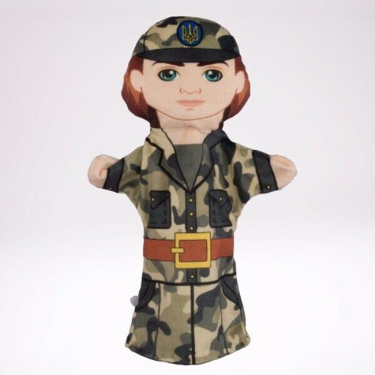 Show Puppet Hand Puppet, Ukraine Soldier Army Profession Specialisation New Toy