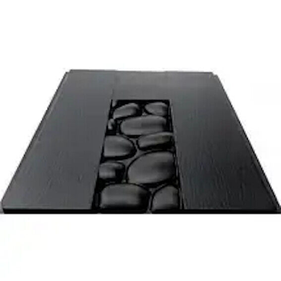 2pcs Panels Wall ABS Stone Art Plastic Mold Decor 3D Plaster Tile Form Design