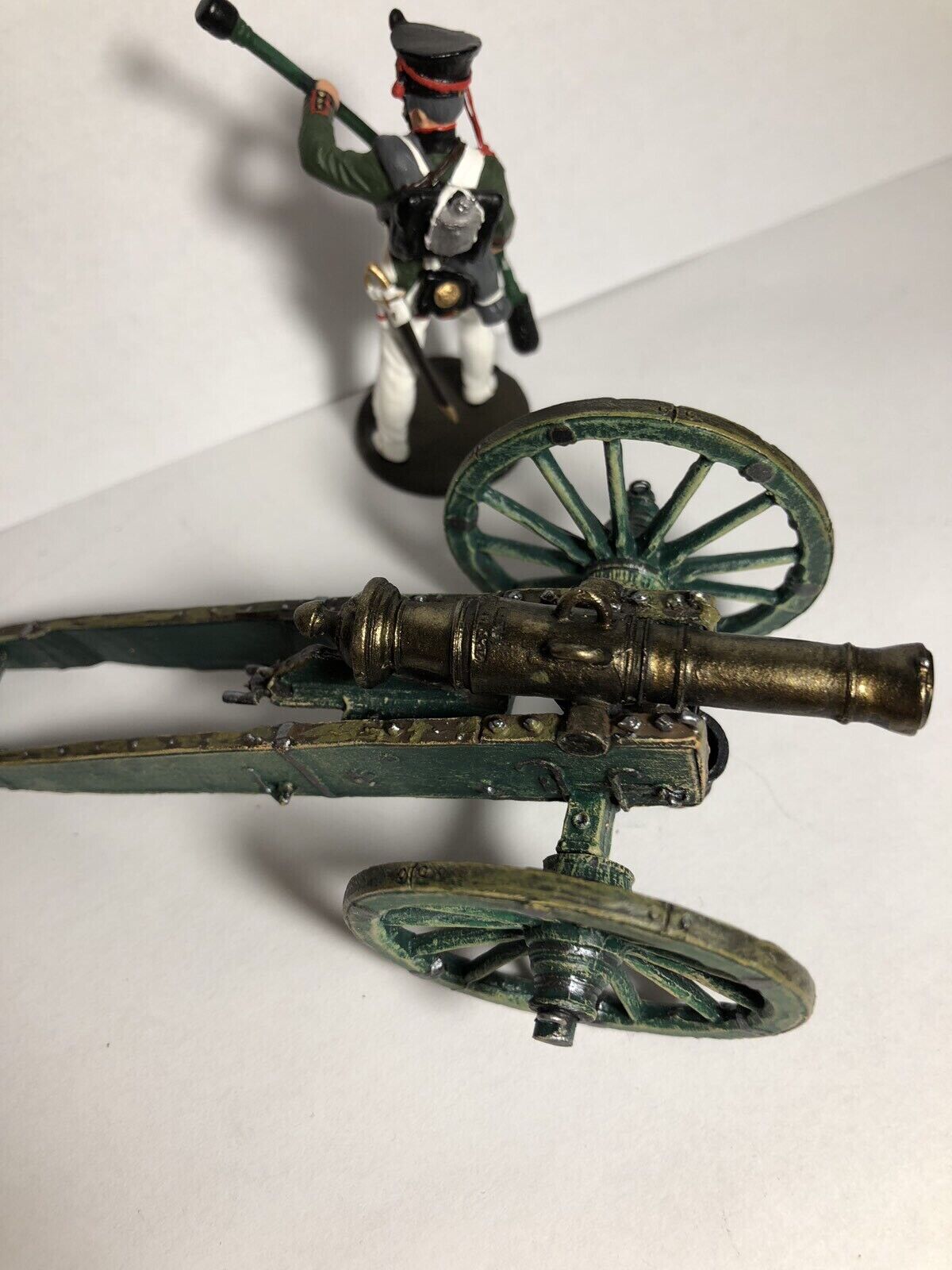 Tin Unicorn Arakcheev System Cannon Russia 19th century + Foot Artillery Soldier