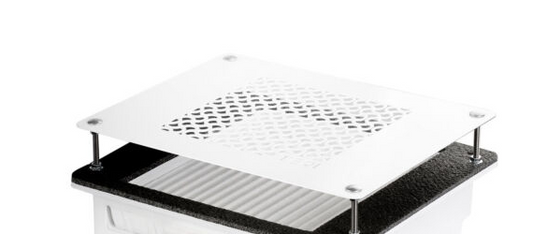 White Lattice for Teri Built-in nail dust collector, cover