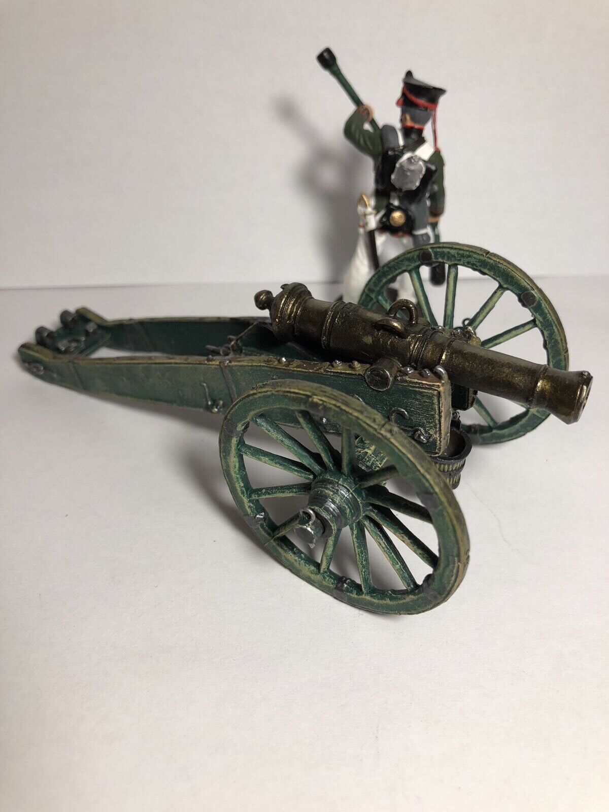 Tin Unicorn Arakcheev System Cannon Russia 19th century + Foot Artillery Soldier