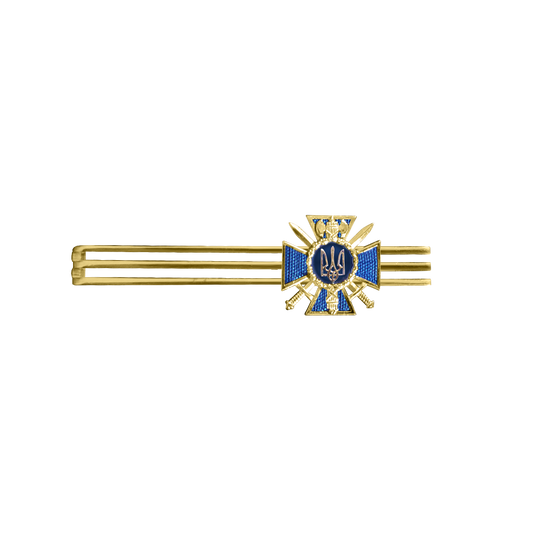 NEW Tie Clip of the Security Services of Ukraine SBU Metal Souvenir Clasp Clamp