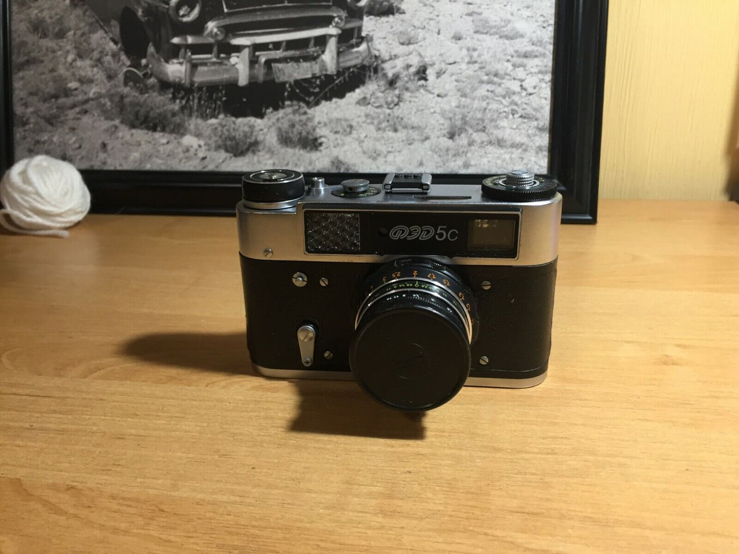 FED 5C INDUSTAR 61 LENS VINTAGE CAMERA USSR SOVIET PHOTO FILM COLLECTIBLE