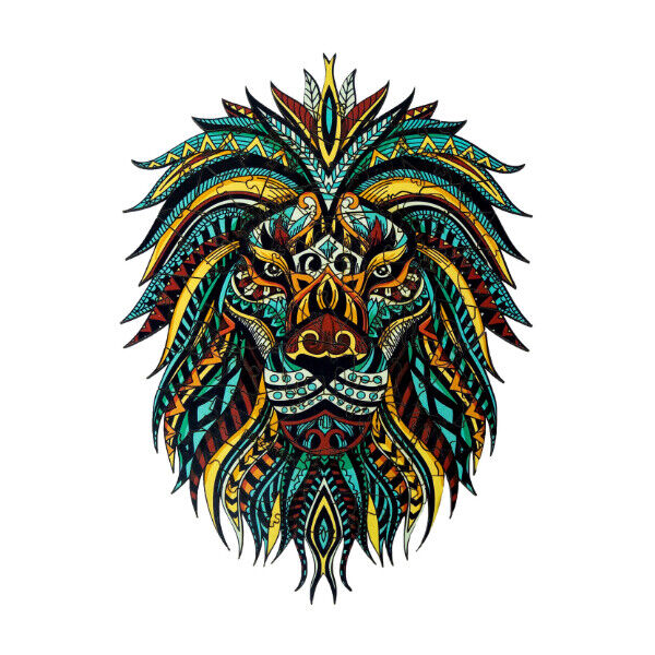 NEW Wooden Puzzle Mysterious Lion A4 3D 2022 Gift
