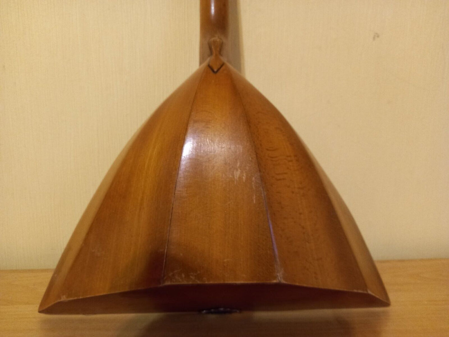 Balalayka Folk Instrument USSR Soviet Balalaika Hand Painted War Destroyed Tank