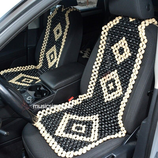 New Cushion Cover Therapy Wooden Beaded Massage Vehicle Car Seat Chair Rolling
