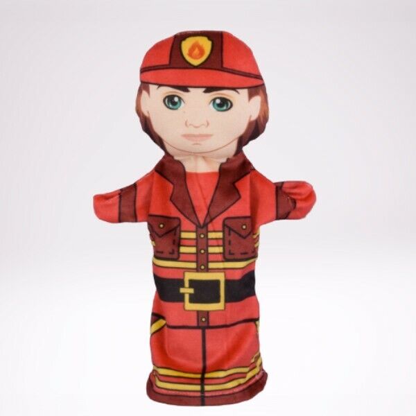 Show Puppet Hand Puppet, Fireman Firefighter Profession Specialisation New Toy