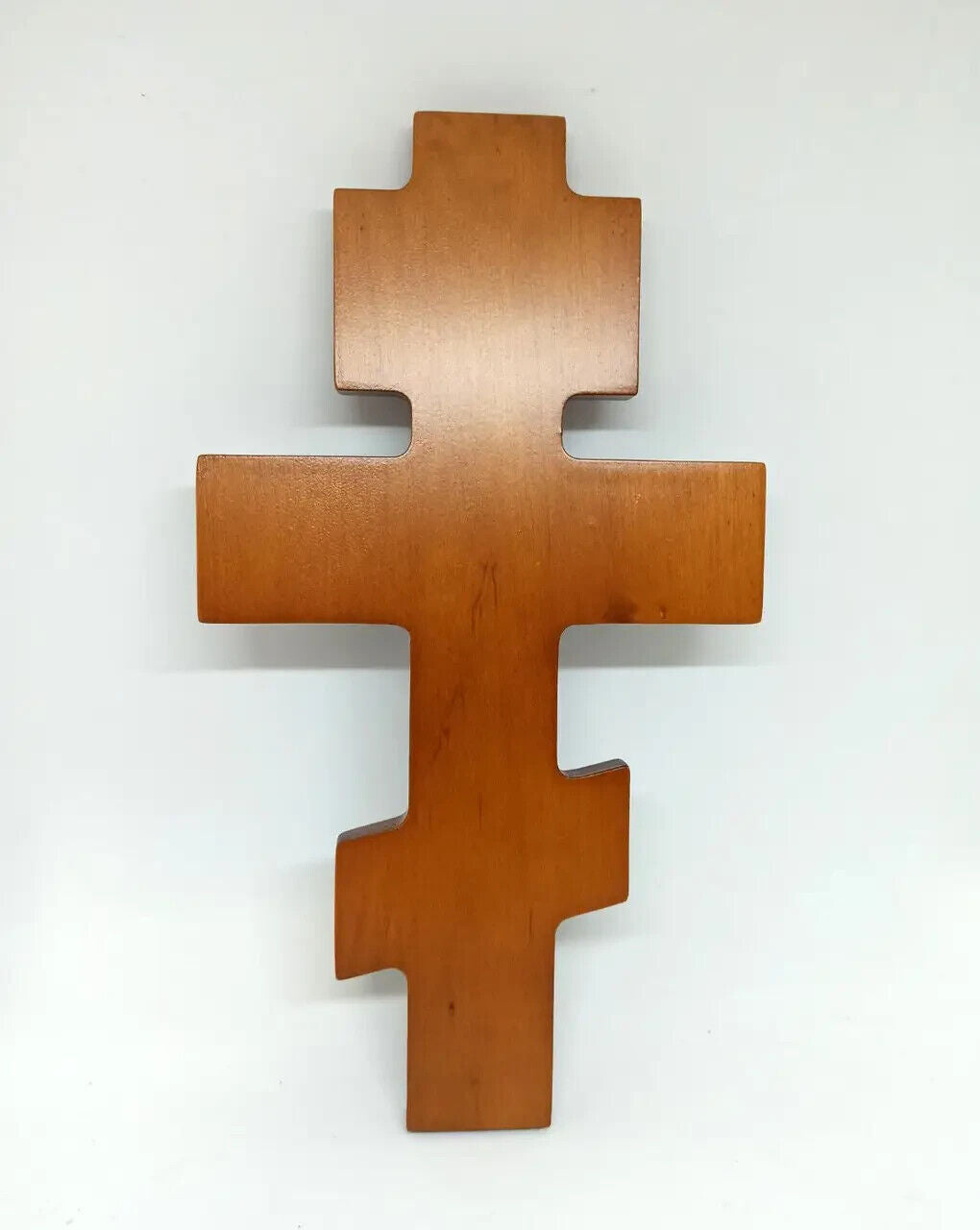 12" Wooden Cross Orthodox Carved Crucifix Jesus Christ Large Hand Altar Gift
