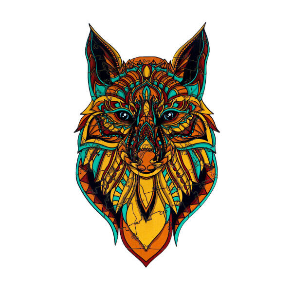 NEW Wooden Puzzle Mysterious Fox  A4 3D 2022 Gift
