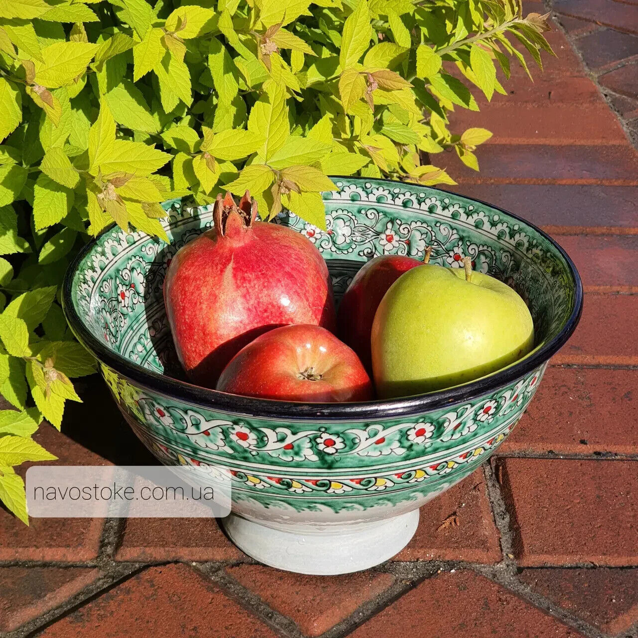 New Fruit Bowl Ceramic Ukraine House Gift Hand Painted Decor Ukrainian Ornament