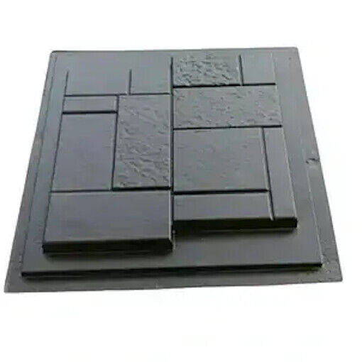 2pcs Panels Wall ABS Stone Art Plastic Mold Decor 3D Plaster Tile Form Design