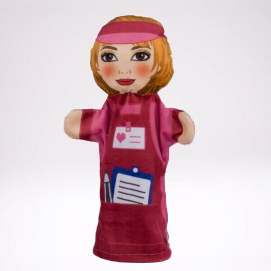 Show Puppet Hand Puppet, Salesman Seller Assistant Profession Specialisation Toy