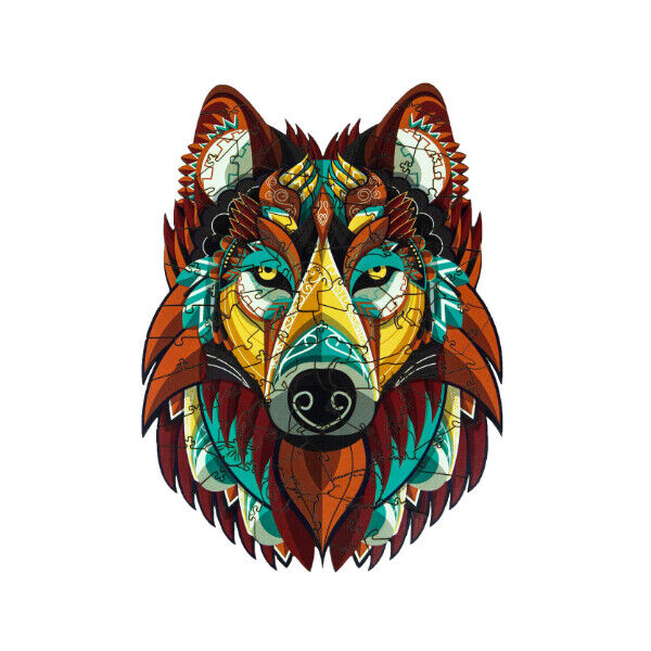 NEW Wooden Puzzle Mysterious Wolf  A4 3D 2022 Gift