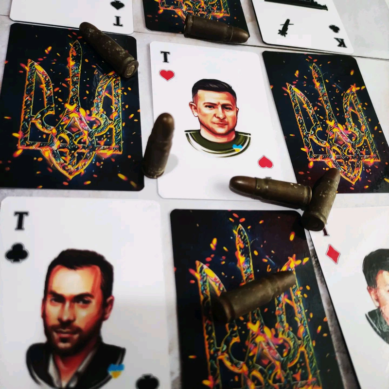 NEW Ukraine 2022 - Playing cards (36pcs) Russian warship go F**K  Game cards