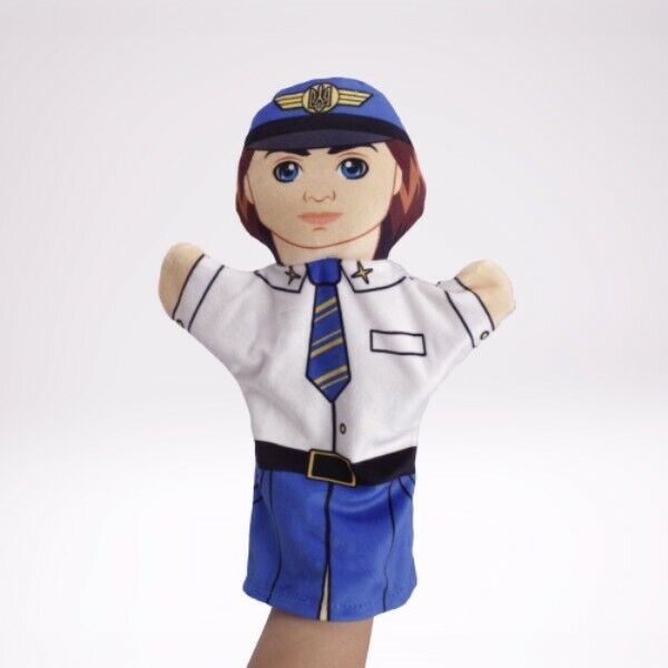 Show Puppet Hand Puppet, Pilot Airplane Profession Specialisation New Toy