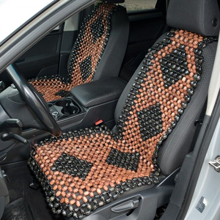 Gift Cushion Cover Therapy Wooden Beaded Massage Vehicle Car Seat Chair Rolling