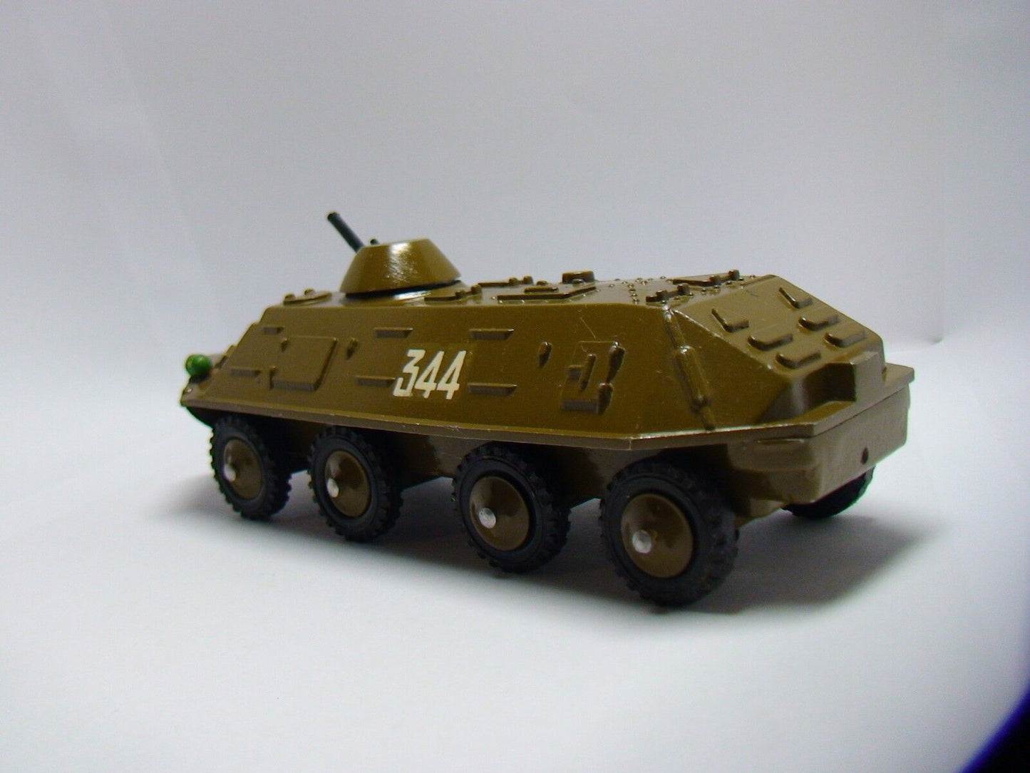 BTR 344 METAL USSR SOVIET SCALE MODEL 1:43 MILITARY ARMY ARMOR TIN TOY VEHICLE