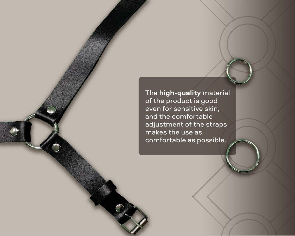 Leather Harness Men Rave Plus Size Top Festival