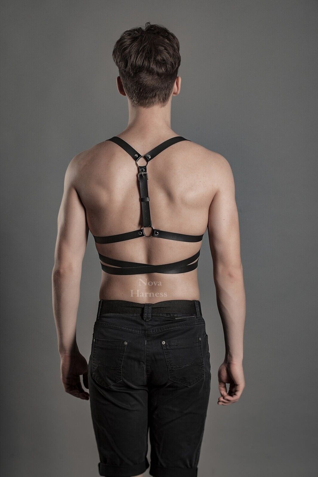 Leather Harness Men Rave Plus Size Top Festival
