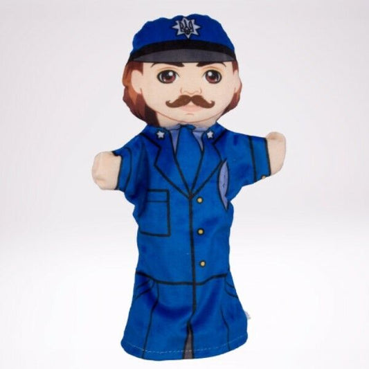 Show Puppet Hand Puppet, Policman Police Officer Profession Specialisation Toy