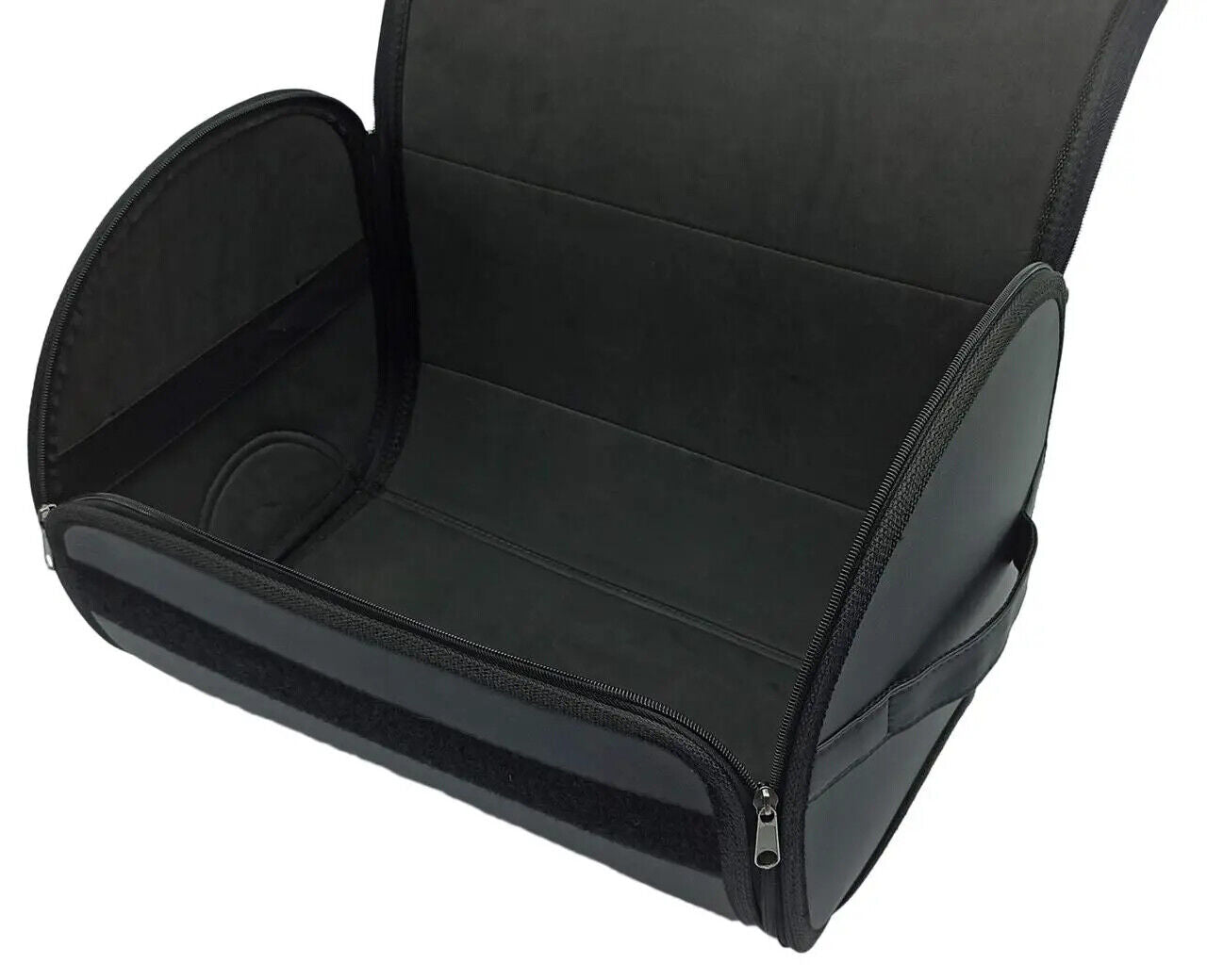 NEW - Car Trunk Organizer Truck Storage Bag Black PU Leather Big Excellent