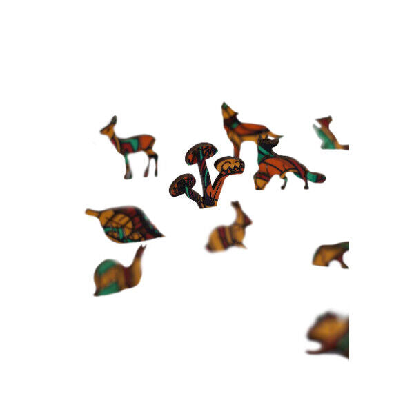 NEW Wooden Puzzle Mysterious Fox  A4 3D 2022 Gift