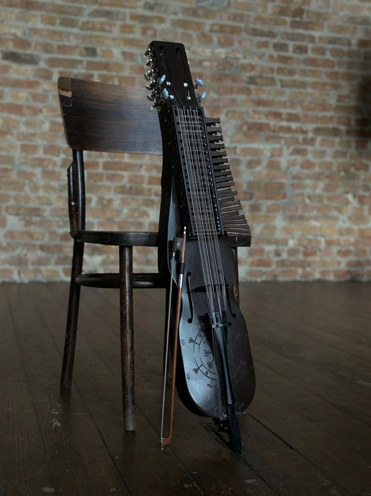 Nyckelharpa Scandinavian Violin w/ bow Key Harp - 16 string (keyed fiddle, moraharpa, contrabasharpa, esseharpe, tagelharpa, hurdy gurdy)