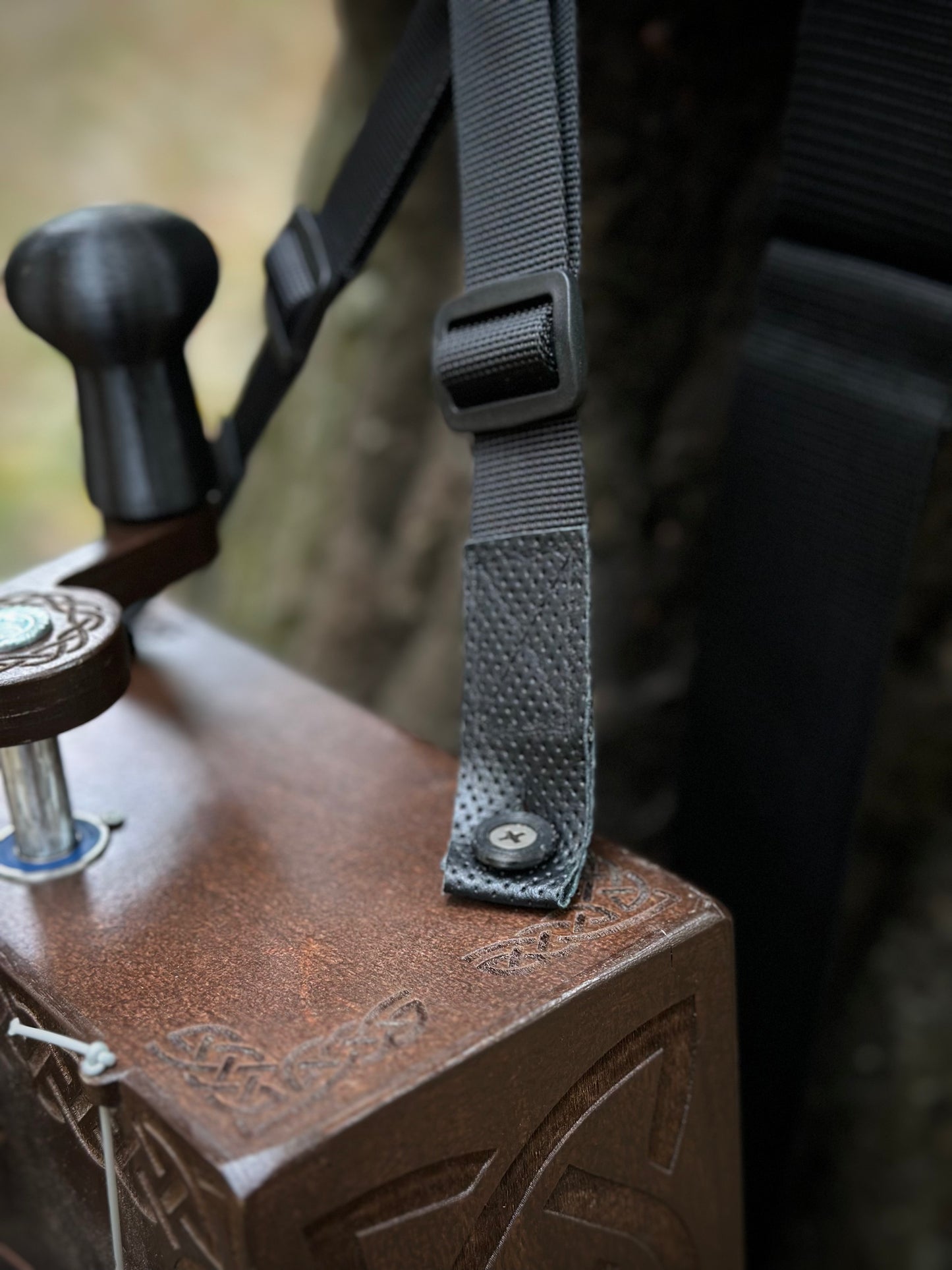 Hurdy-gurdy Shoulder Strap, Handmade Strap, Hurdy Gurdy Belt, Lyre Strap, Hurdy Gurdy Strap, Adjustable Lyra Strap, Handmade Belt