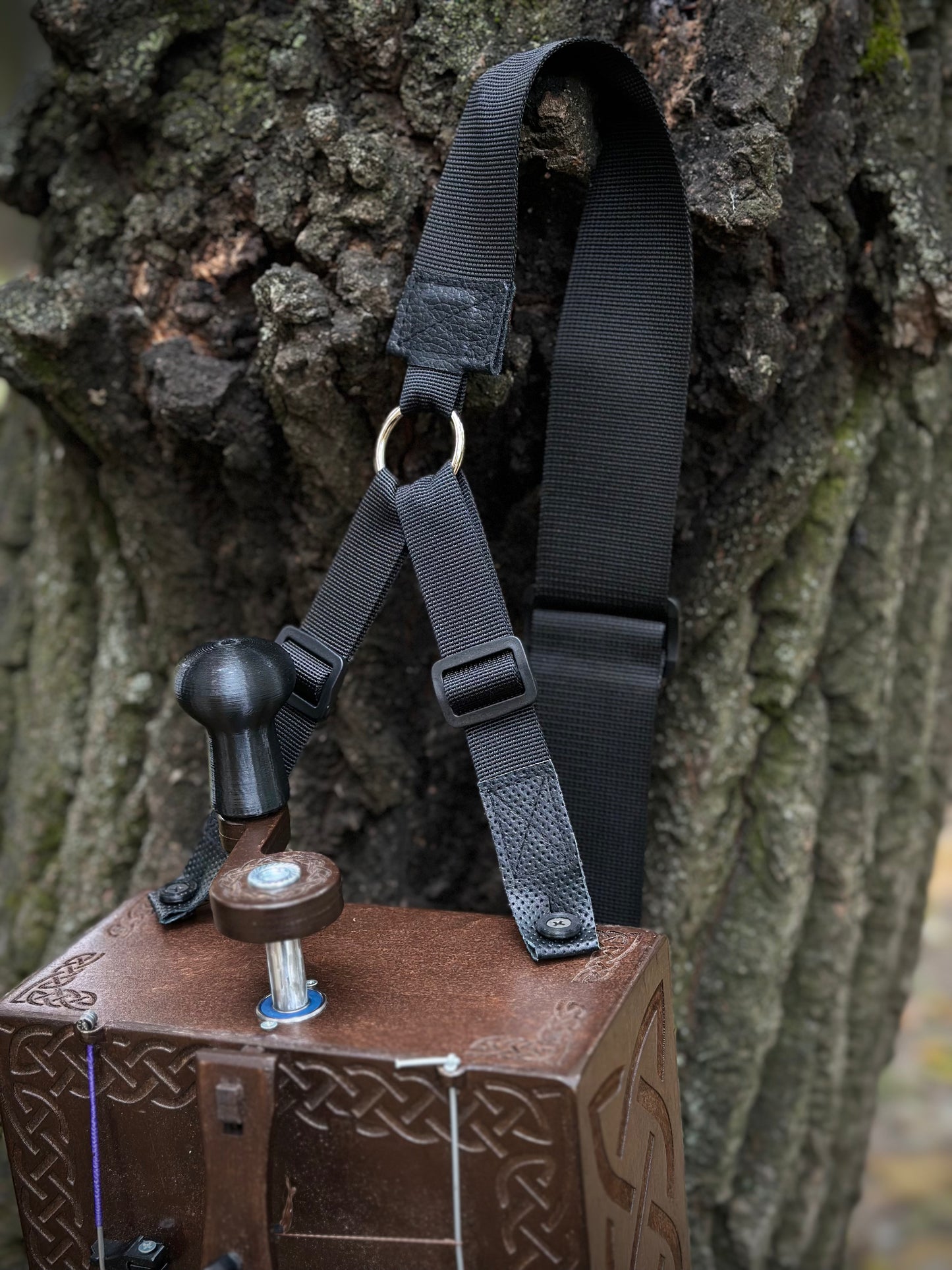 Hurdy-gurdy Shoulder Strap, Handmade Strap, Hurdy Gurdy Belt, Lyre Strap, Hurdy Gurdy Strap, Adjustable Lyra Strap, Handmade Belt
