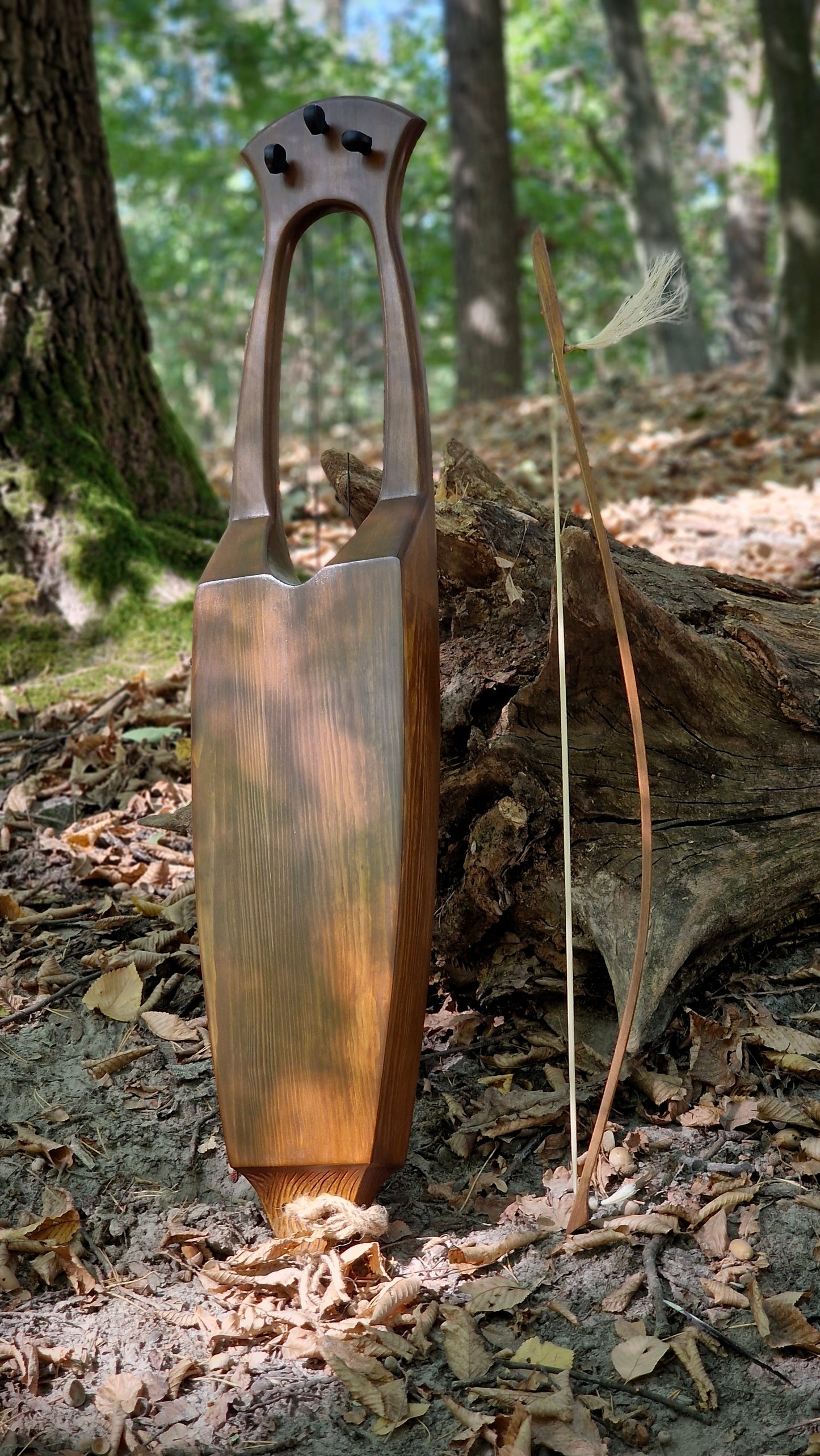 Tagelharpa Viking Scandinavian Traditional Lira Violin Talharpa 3 String Wood Jouhikko Talharpa Bowed Lyre
