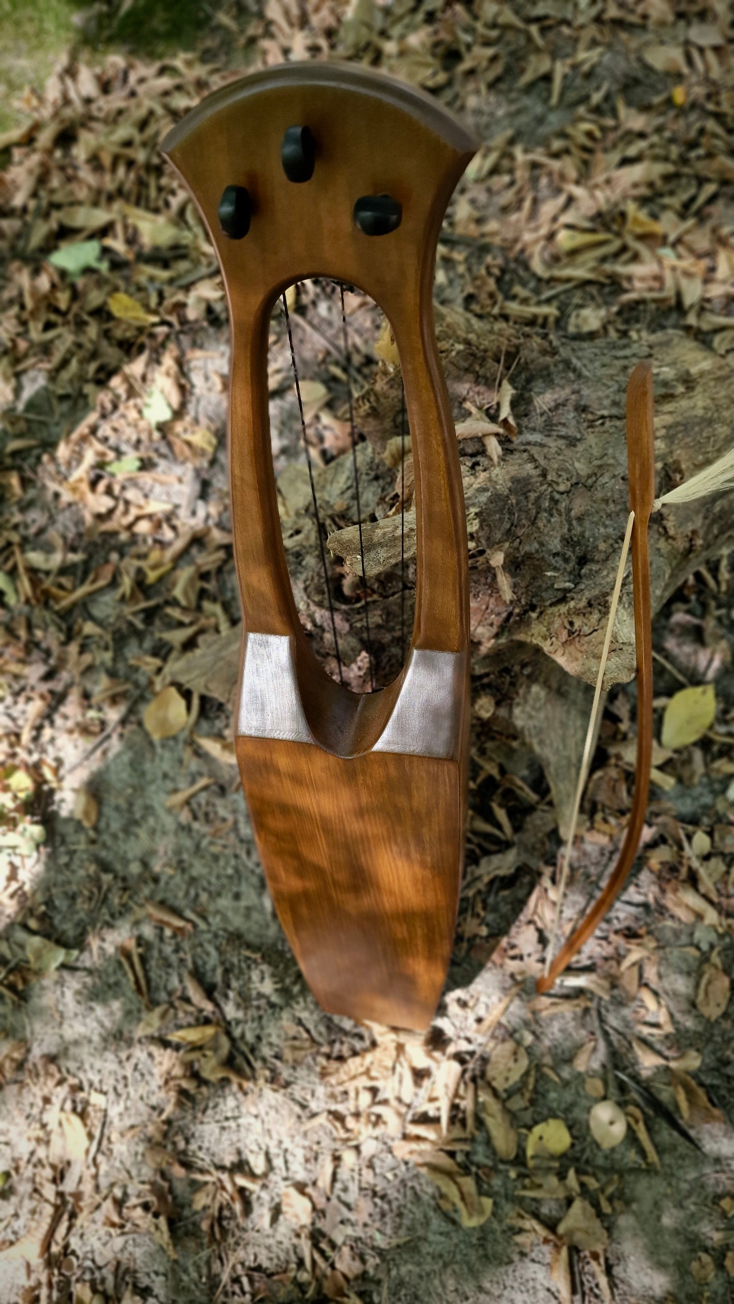 Tagelharpa Viking Scandinavian Traditional Lira Violin Talharpa 3 String Wood Jouhikko Talharpa Bowed Lyre