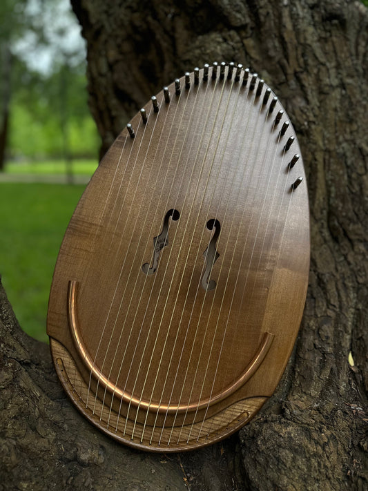 Reverie Harp, Wood Musical Instrument, Therapy Harp, Handmade Harp, Gift for him, Gift for her, 22 string, Lyre, Ethnic Lyre, Exclusive Harp