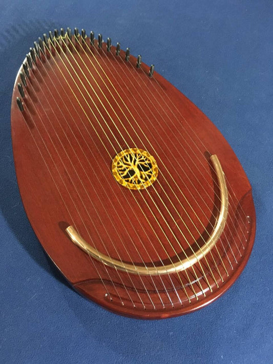 Reverie Harp, Wood Musical Instrument, Therapy Harp, Handmade Harp, 22 string, Lyre, Ethnic Lyre, Exclusive Harp