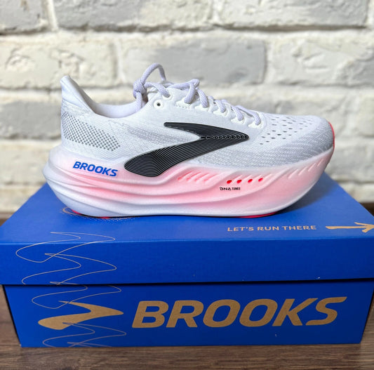 New Brooks Glycerin Max Women's Color White/Black/Diva Pink (US Stock)