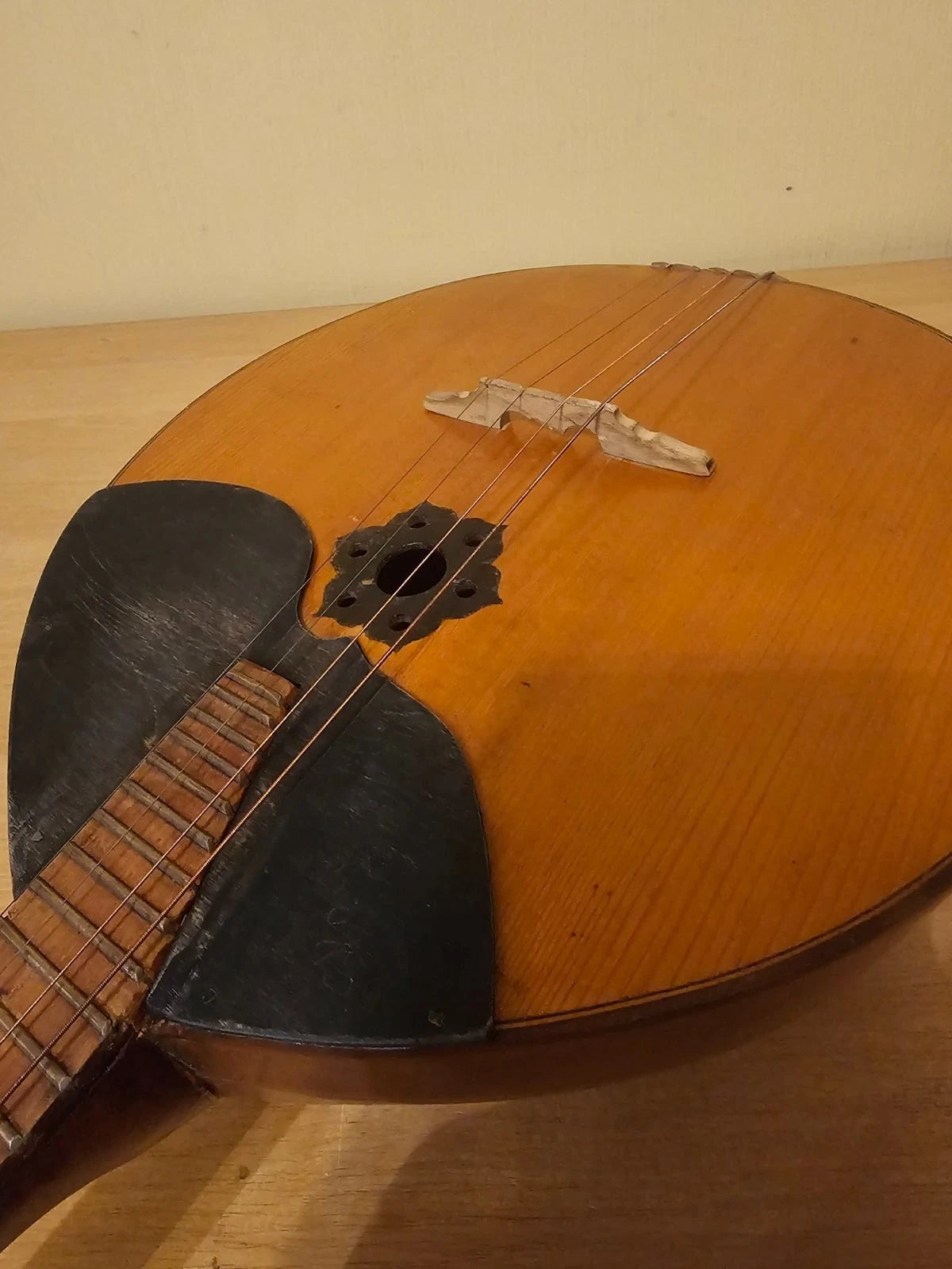 Domra Prima Folk Musical Instrument 4 strings Russian Moscow factory Vintage