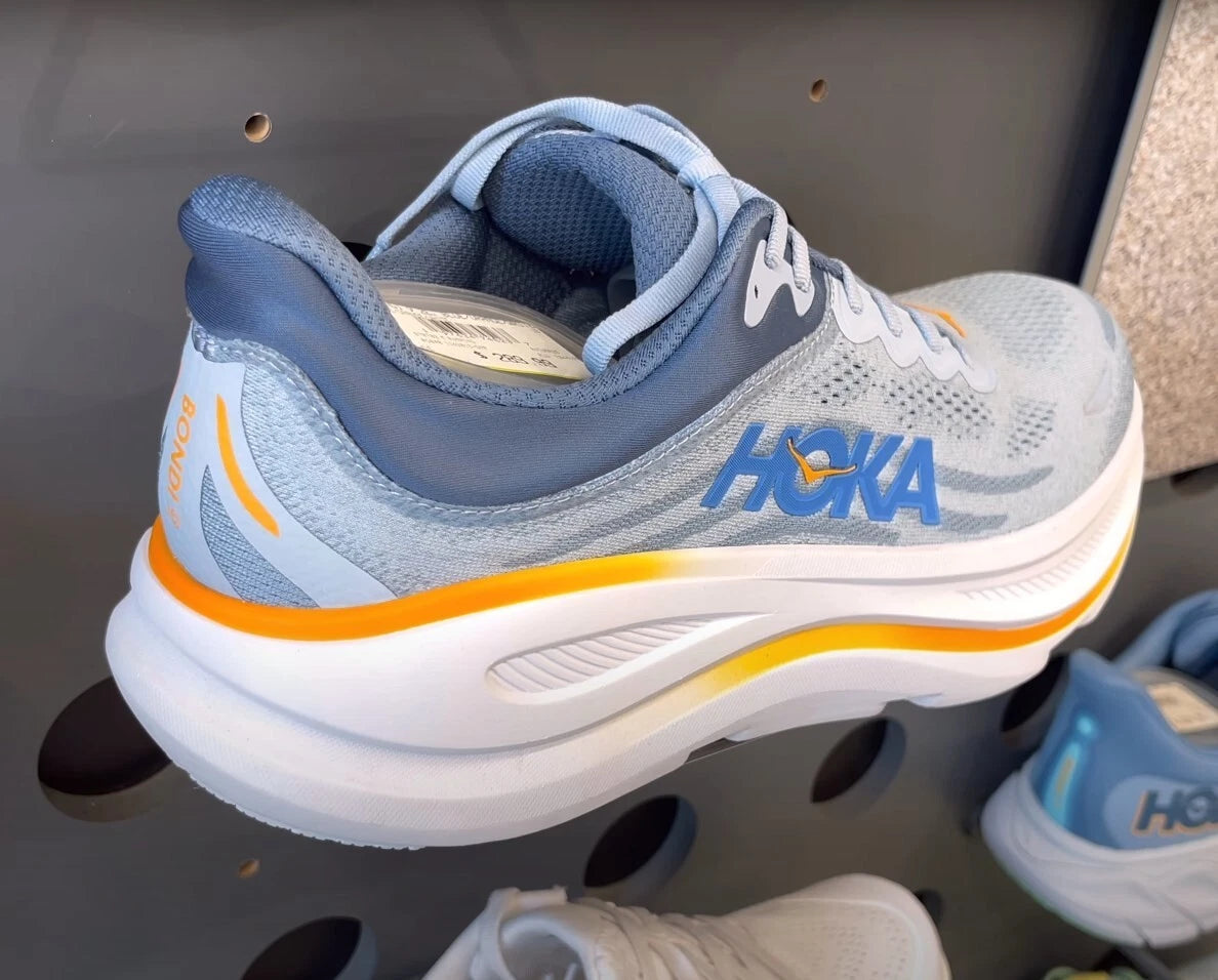 New Hoka Bondi 9 Men's Color Drizzle/Downpour (US Stock)