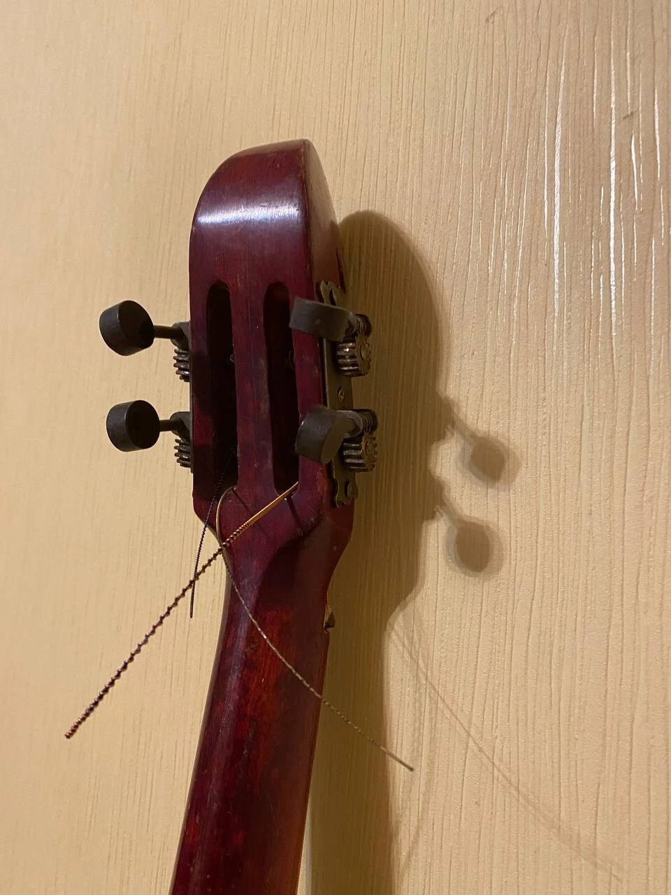 Domra Bass Folk Instrument 4 strings Ukrainian Ukraine Vintage