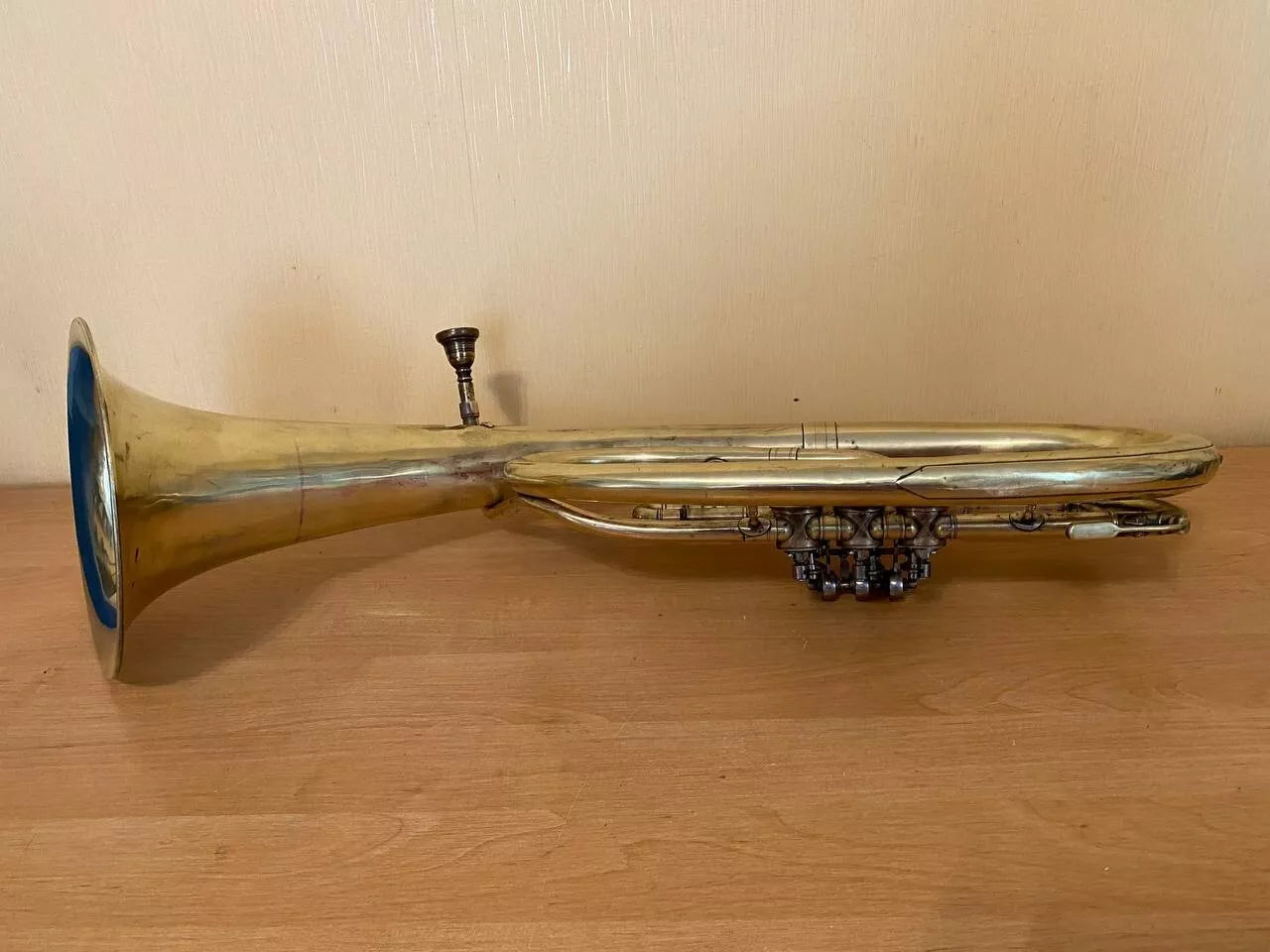 Tenor Wind Brass Musical Instrument USSR Soviet Horn Vintage and Rare