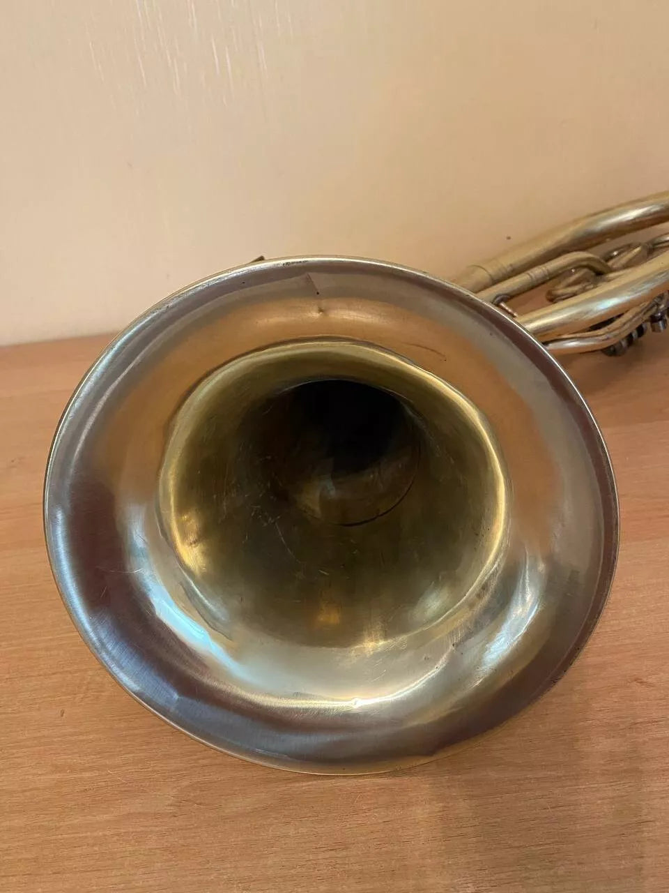 Tenor Wind Brass Musical Instrument USSR Soviet Horn Vintage and Rare