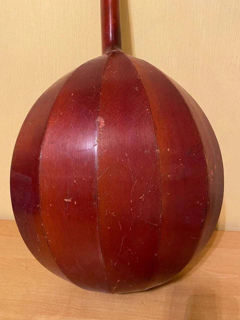 Domra Bass Folk Instrument 4 strings Ukrainian Ukraine Vintage