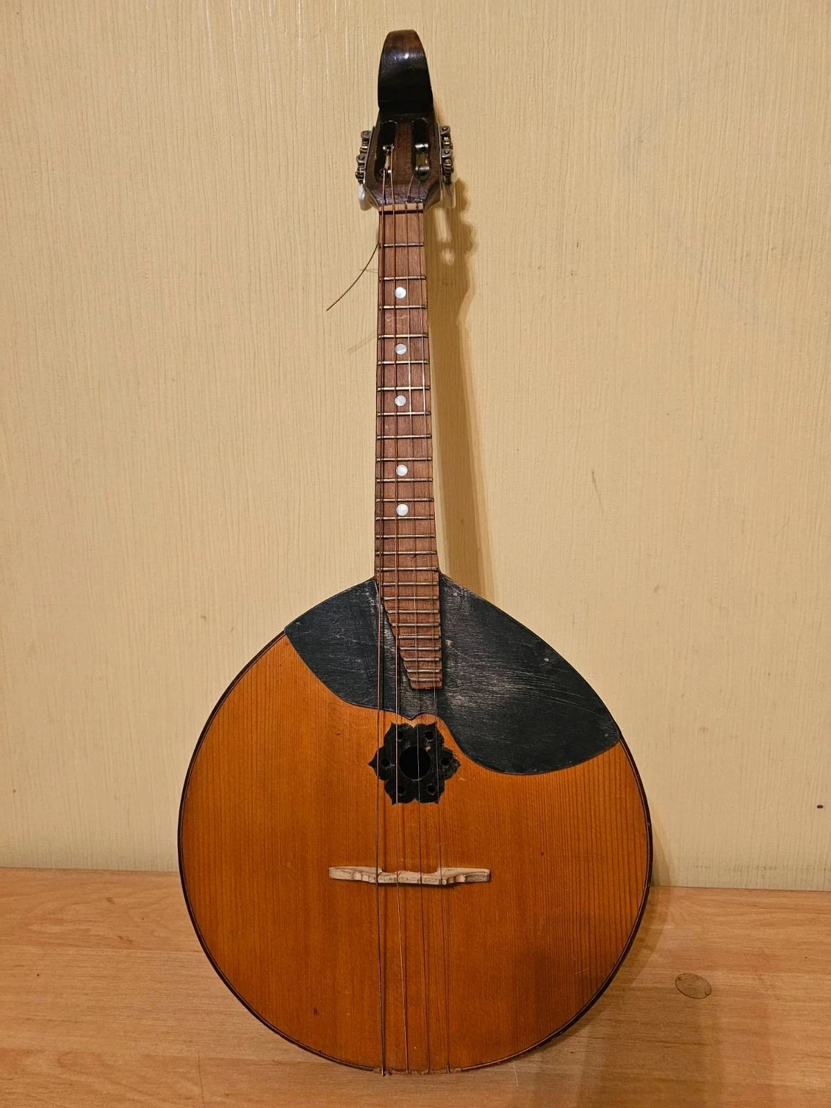 Domra Prima Folk Musical Instrument 4 strings Russian Moscow factory Vintage