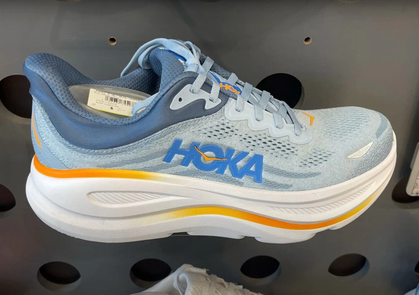 New Hoka Bondi 9 Men's Color Drizzle/Downpour (US Stock)